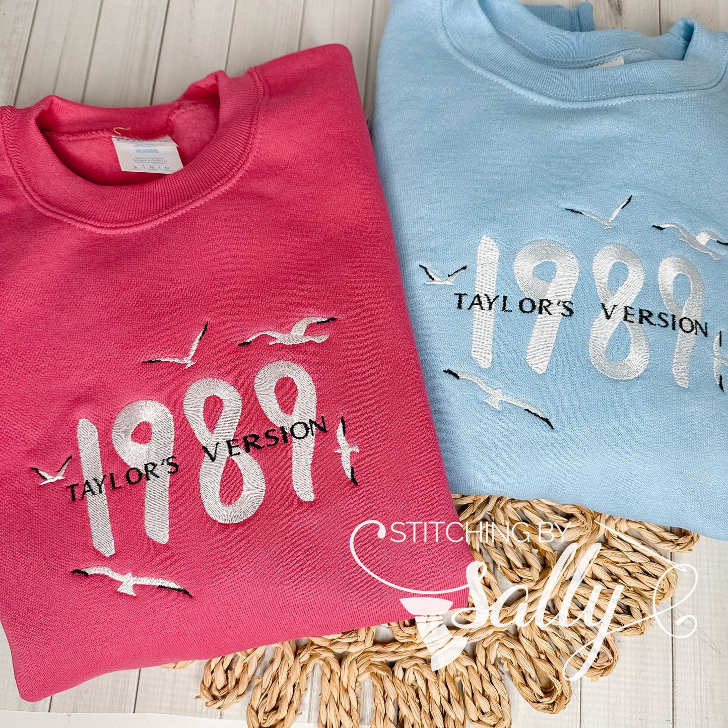 1989 Embroidered Sweatshirt – Taylor-Inspired Crewneck for Swifties