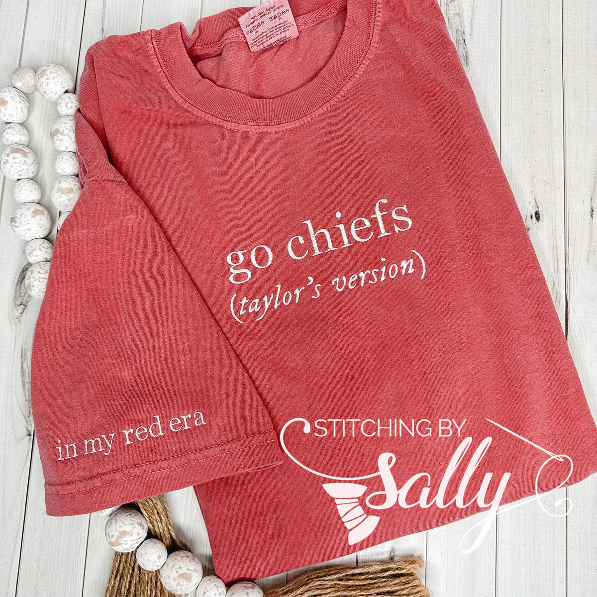 Go Chiefs Embroidered Shirt – Taylor’s Version