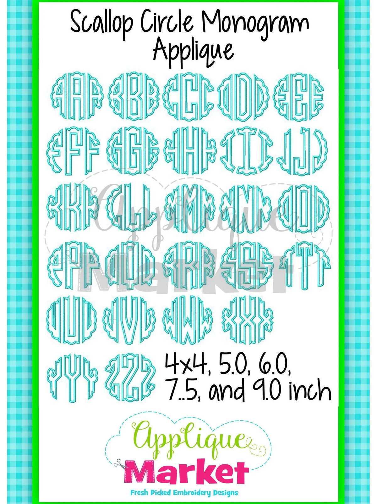 Girls Large Cheetah Print Monogram Appliqué