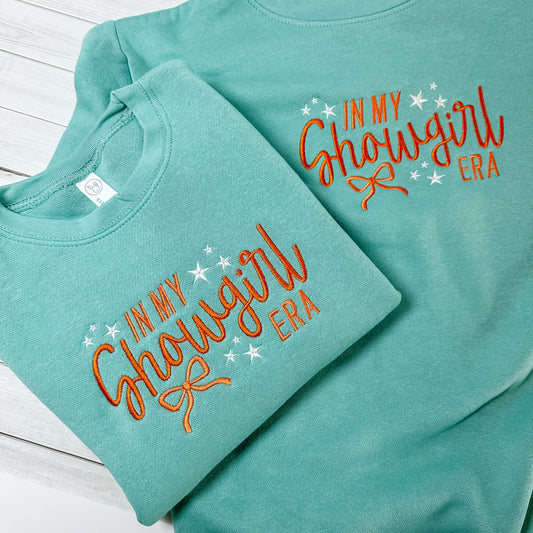 In My Showgirl Era Embroidered Sweatshirt 
