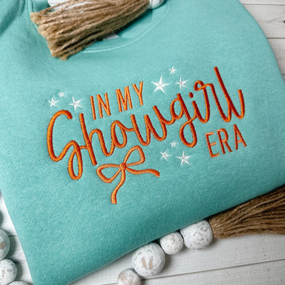 In My Showgirl Era Embroidered Sweatshirt 