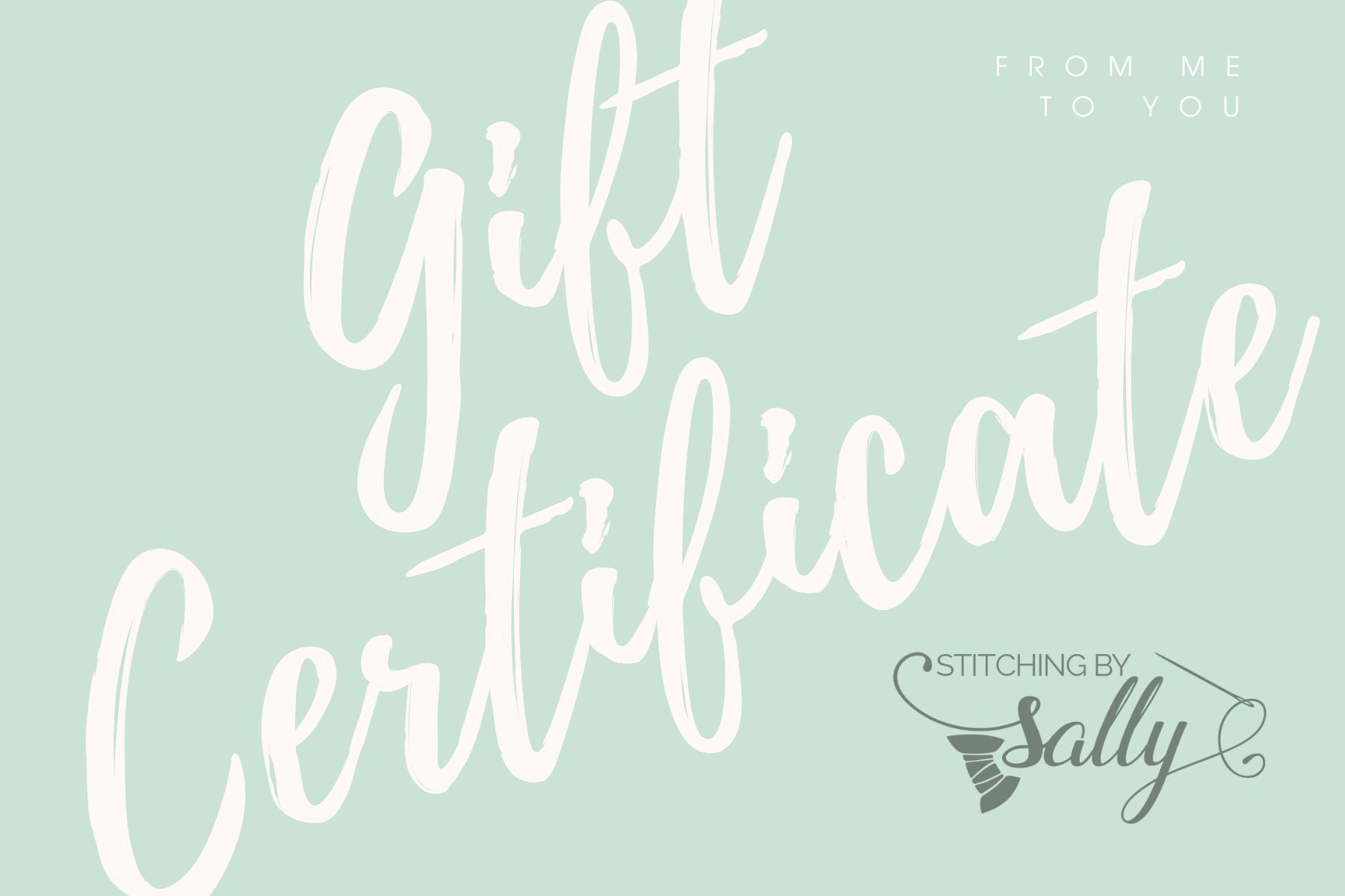 Stitching by Sally Gift Card 