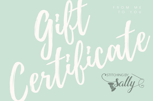 Stitching by Sally Gift Card 