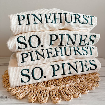 Embroidered Corded Crewneck Sweatshirt | Pinehurst Southern Pines Aberdeen