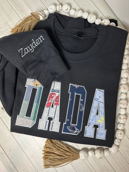 MAMA Keepsake Appliqué Sweatshirt - Satin Stitch