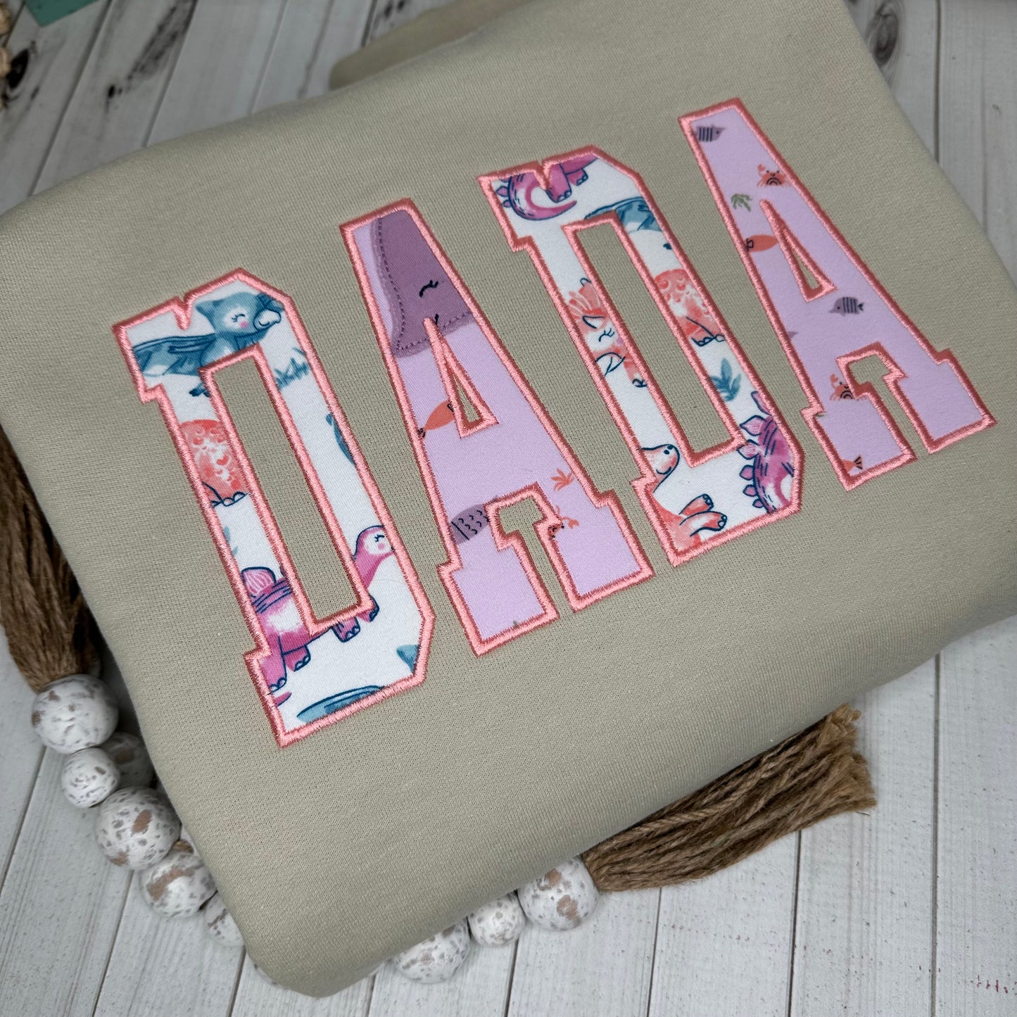 MAMA Keepsake Appliqué Sweatshirt - Satin Stitch