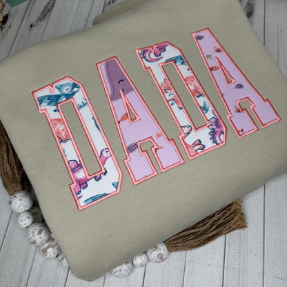 MAMA Keepsake Appliqué Sweatshirt - Satin Stitch