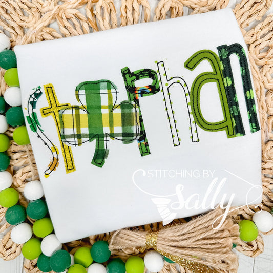 St Patrick’s Day Embroidered Shirt, Custom St Patrick’s Day Shirt for Kids 