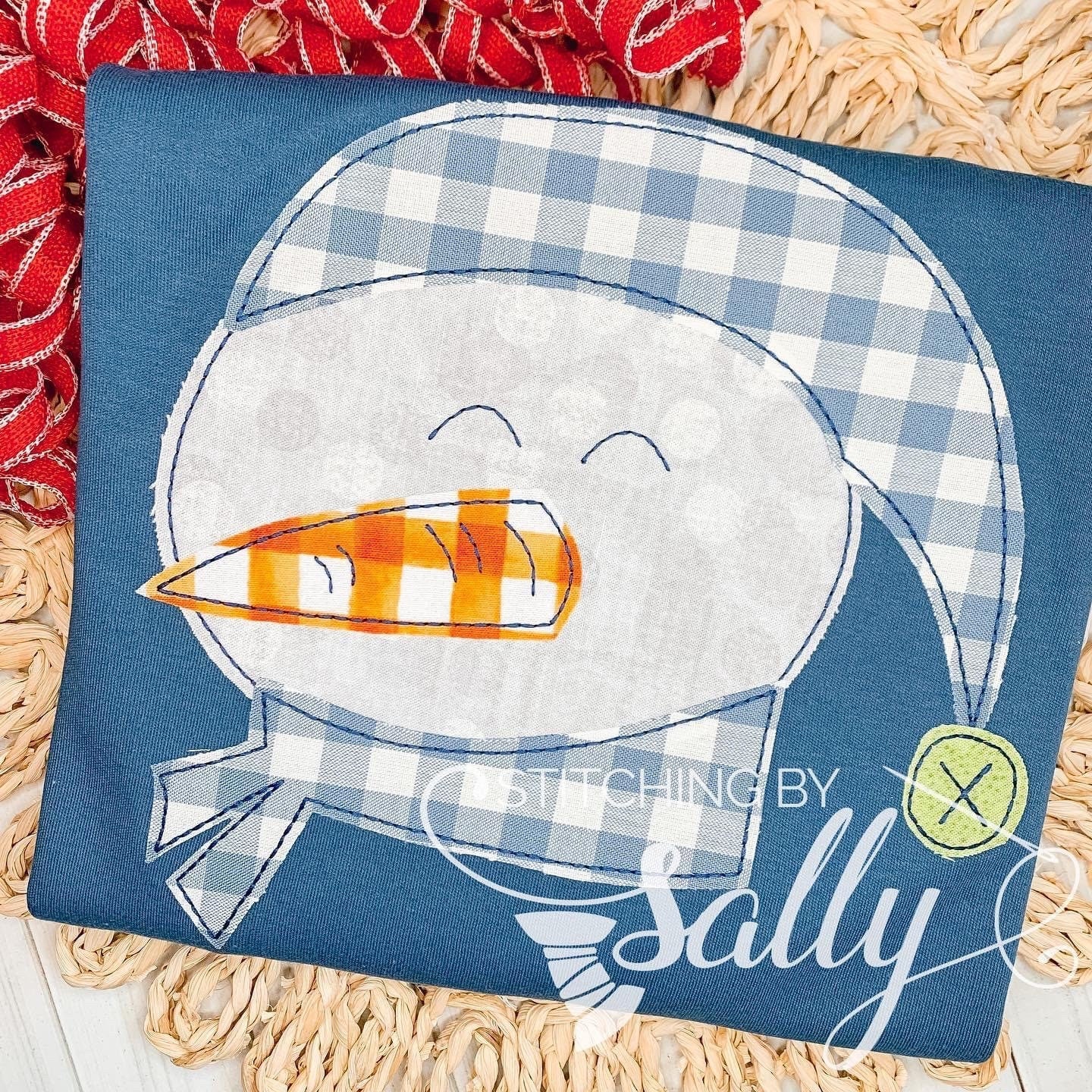 Boys Snowman Appliqué Shirt